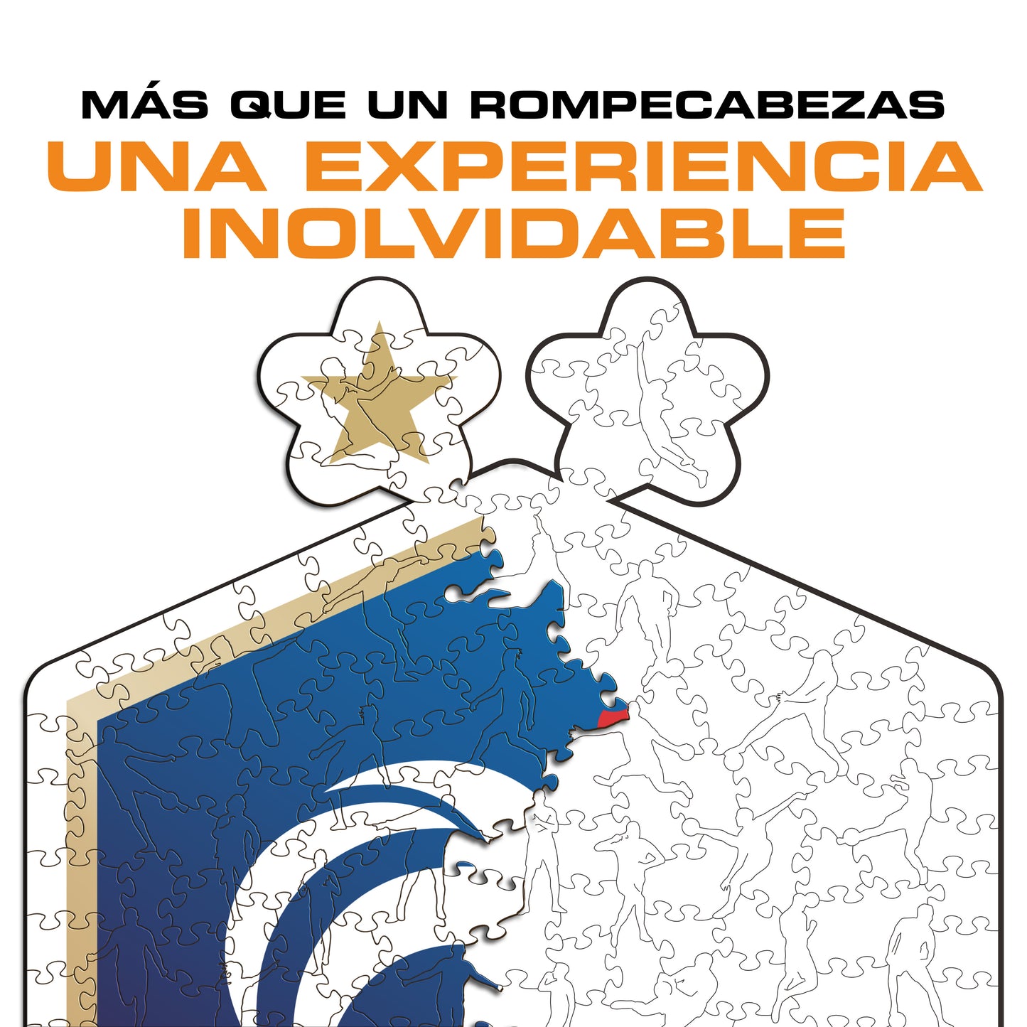 Selección Francesa® Escudo - Rompecabezas de Madera
