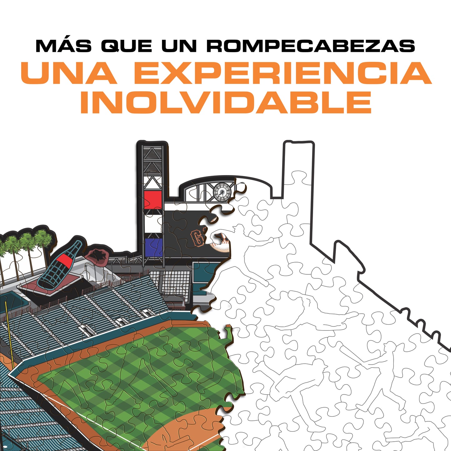 San Francisco Giants™ Oracle Park - Rompecabezas de Madera