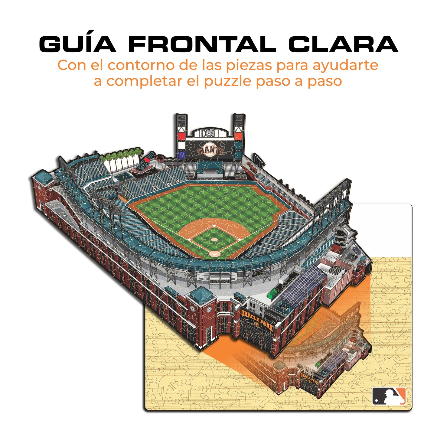 San Francisco Giants™ Oracle Park - Rompecabezas de Madera