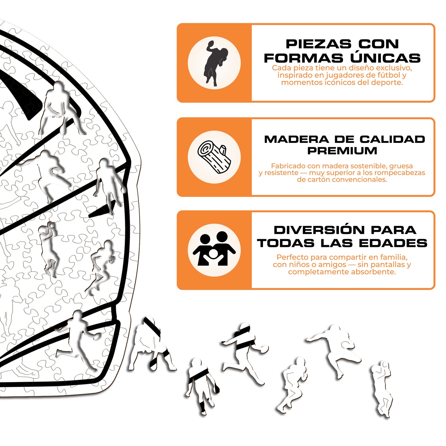 Indianapolis Colts™ Casco - Rompecabezas de Madera