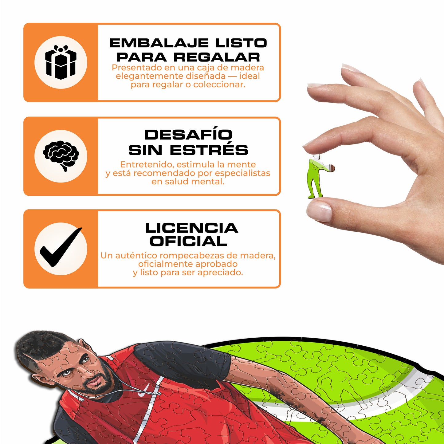 Nick Kyrgios - Wooden Puzzle