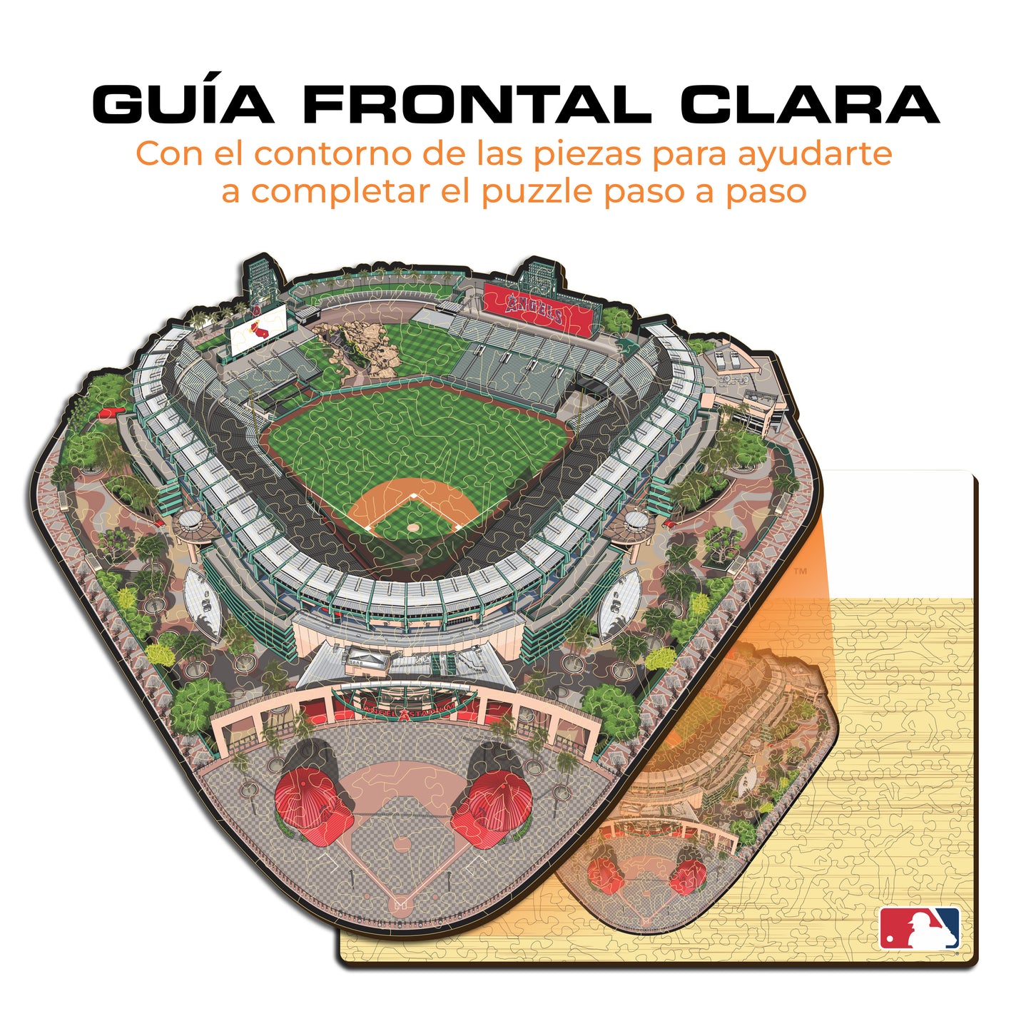 Los Angeles Angels™ Angel Stadium - Rompecabezas de Madera