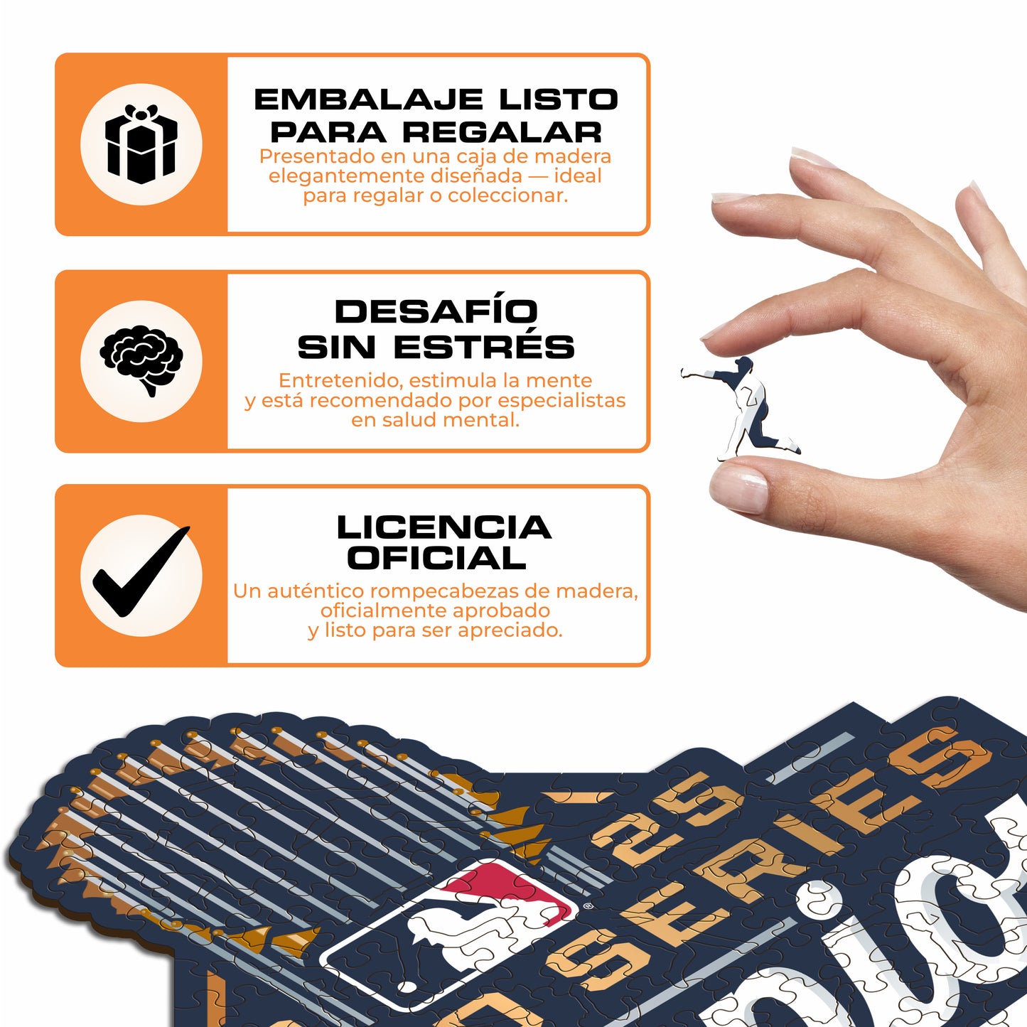 Los Angeles Dodgers™ 2025 World Series - Rompecabezas de Madera