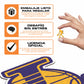Los Angeles Lakers™ Logo Rompecabezas de Madera