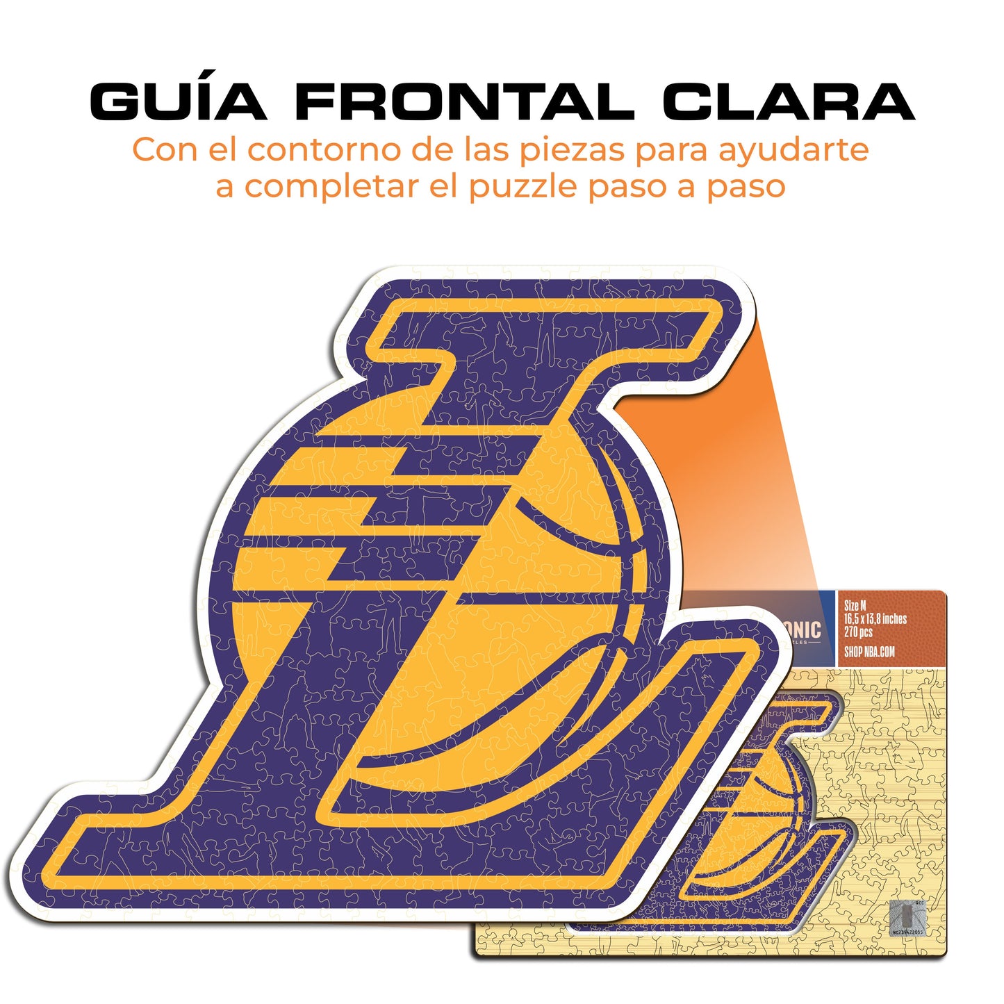 Los Angeles Lakers™ Logo Rompecabezas de Madera