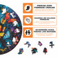 Mariposas Mágicas - Rompecabezas de Madera
