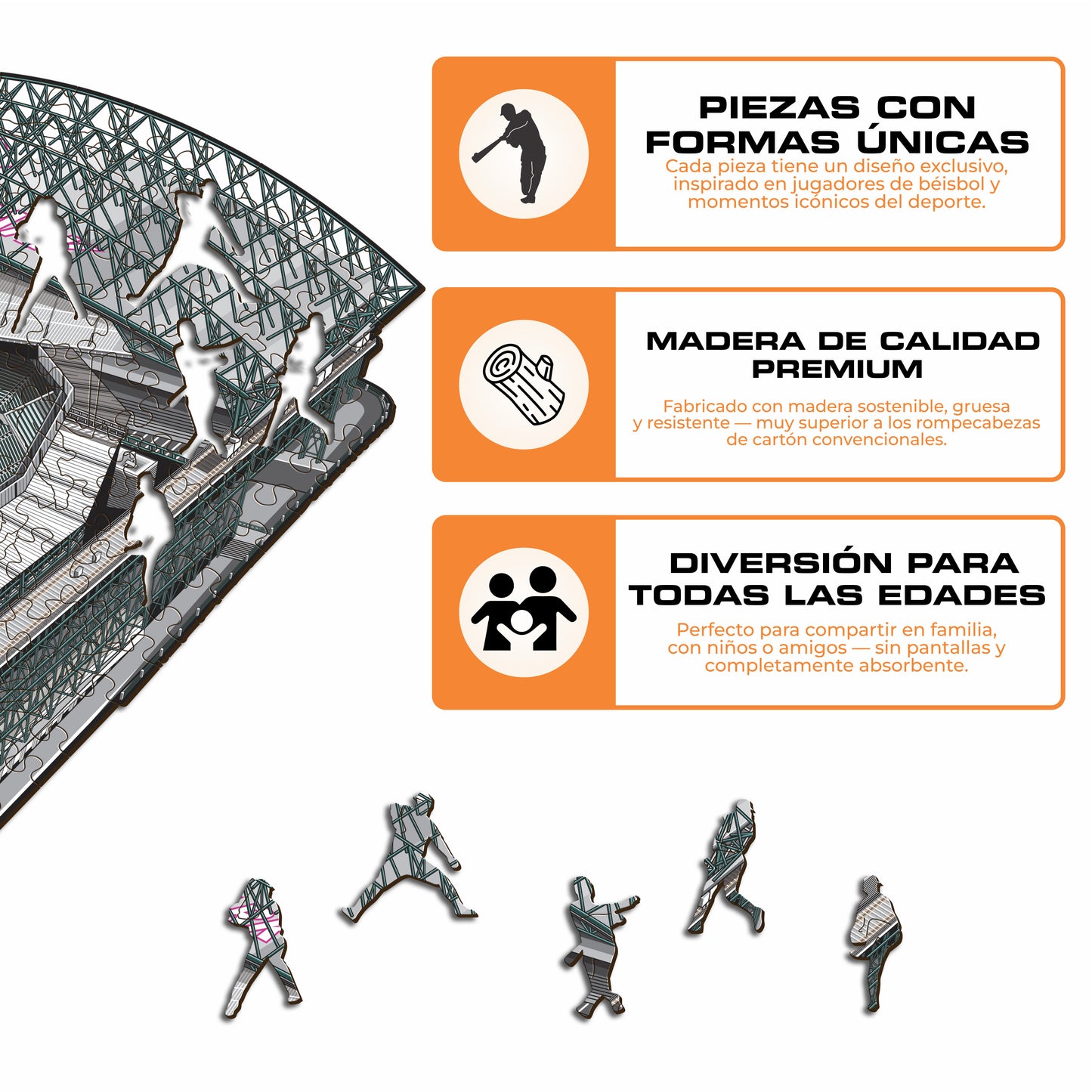 Seattle Mariners™ T-Mobile Park - Rompecabezas de Madera