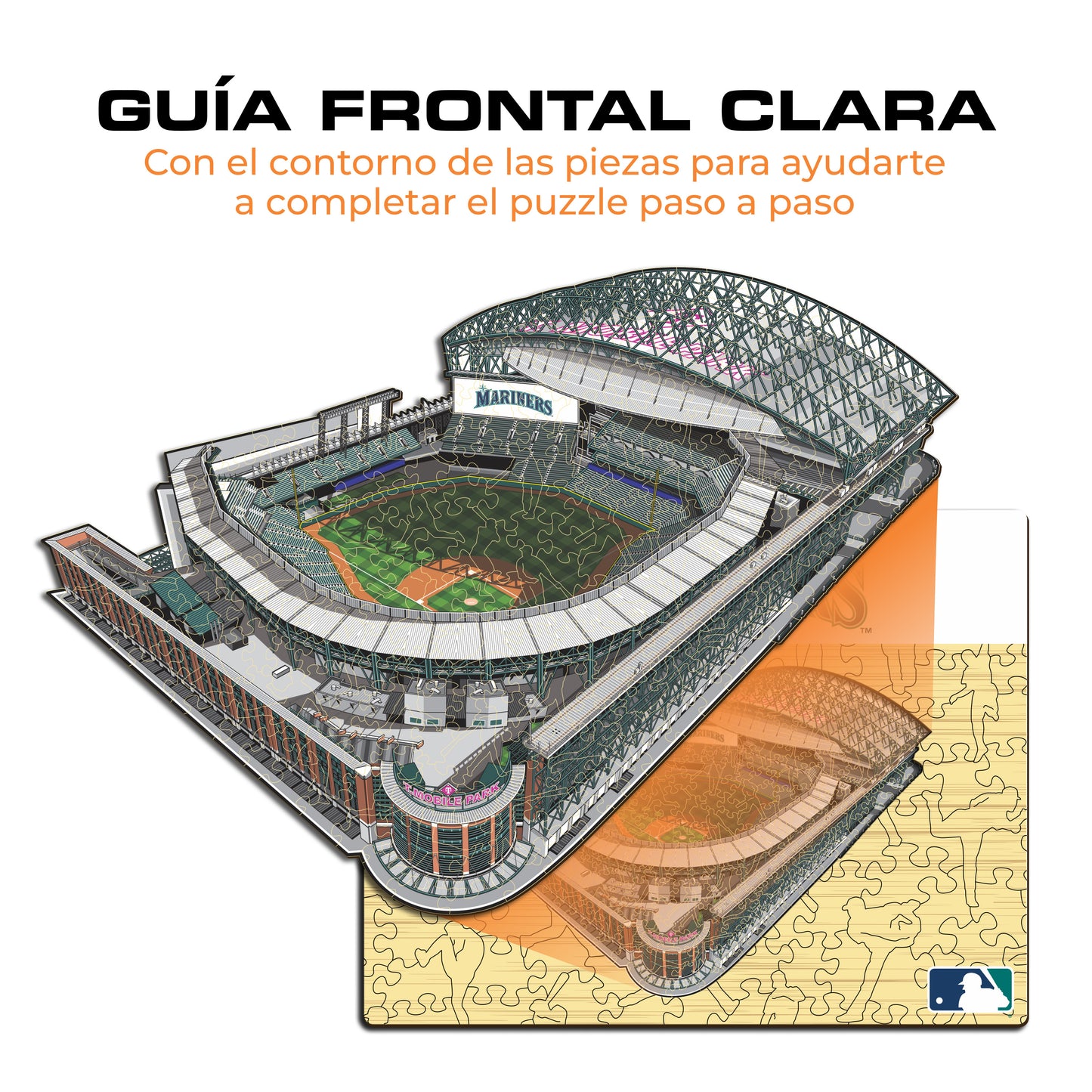 Seattle Mariners™ T-Mobile Park - Rompecabezas de Madera