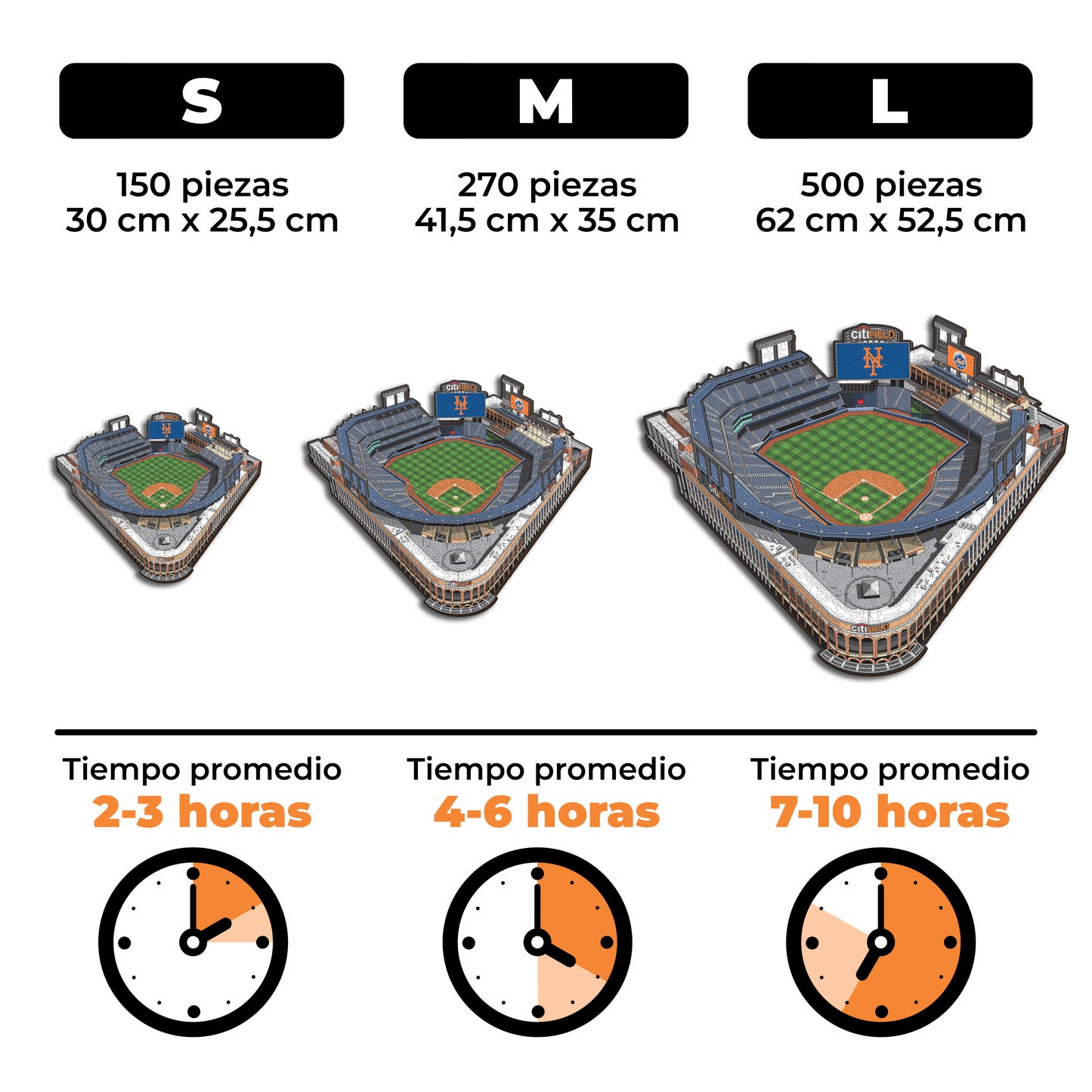New York Mets™ Citi Field - Rompecabezas de Madera