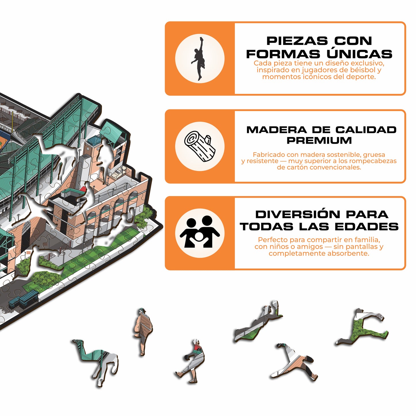 Baltimore Orioles™ Oriole Park at Camden Yards - Rompecabezas de Madera