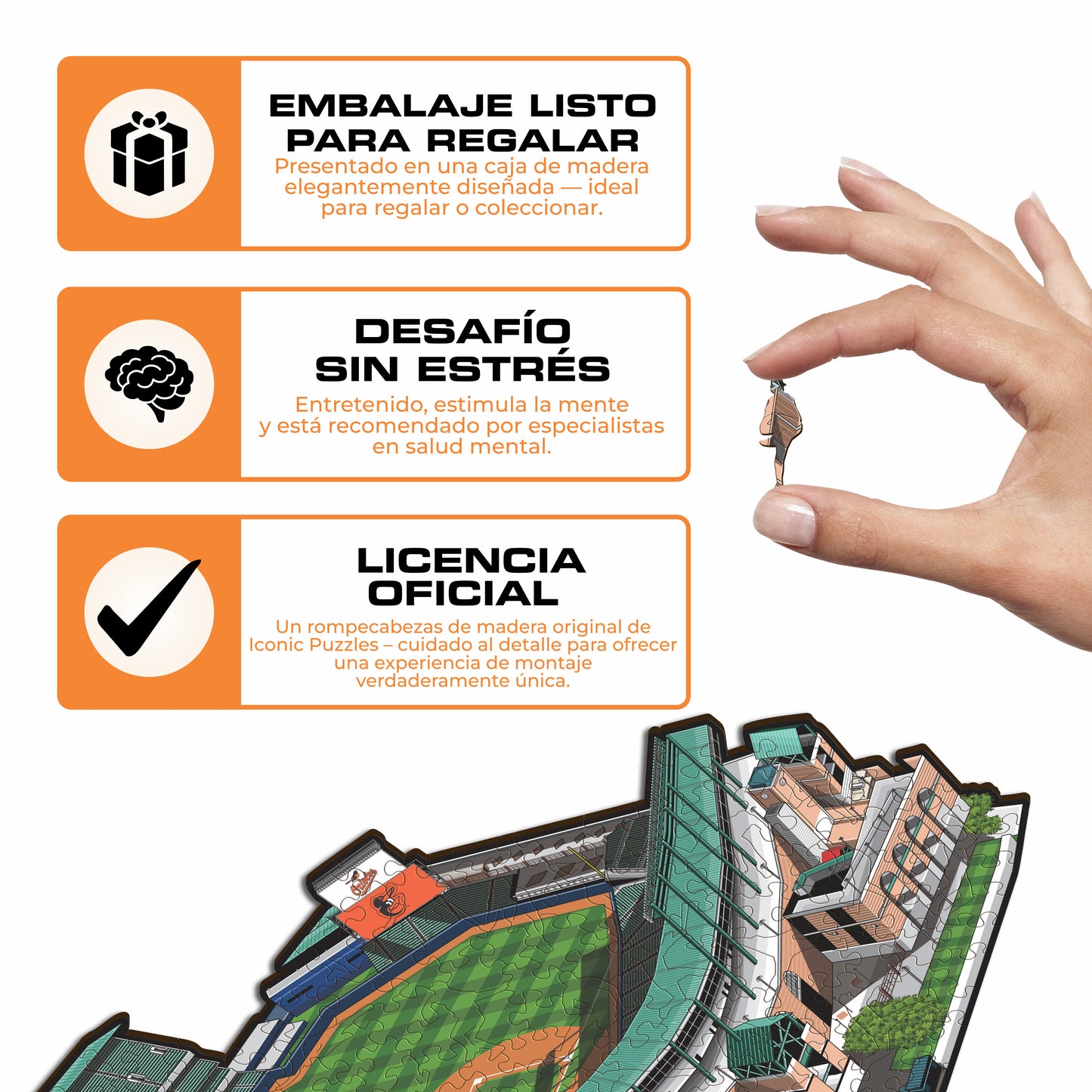 Baltimore Orioles™ Oriole Park at Camden Yards - Rompecabezas de Madera