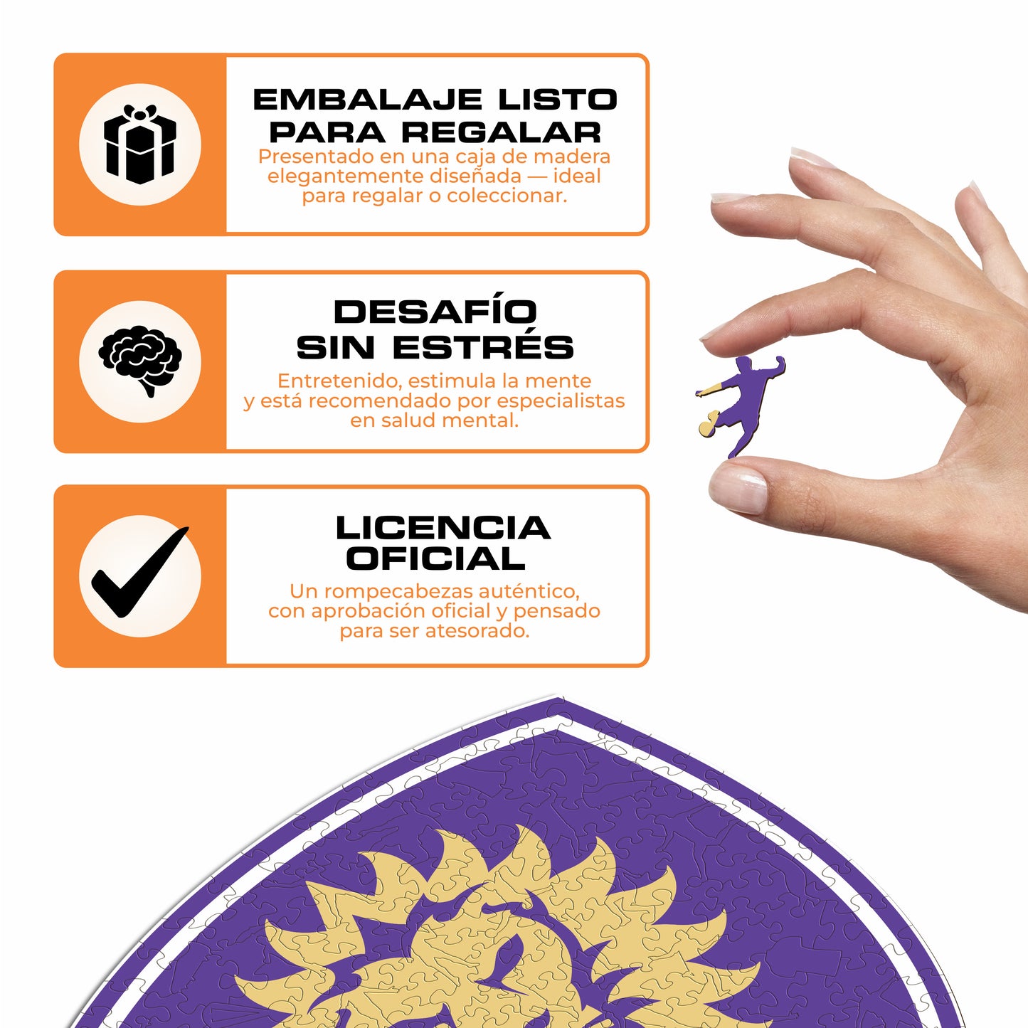 Orlando City SC® Escudo - Rompecabezas de Madera