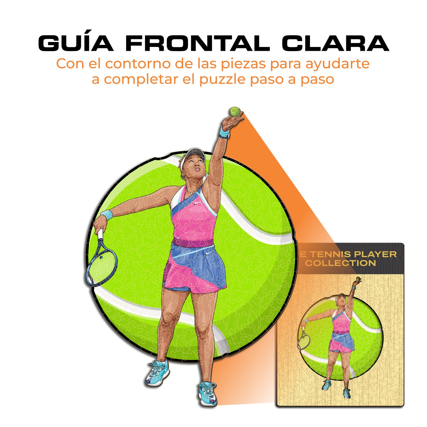 Naomi Osaka - Wooden Puzzle