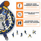 Indiana Pacers™ Mascota Rompecabezas de Madera