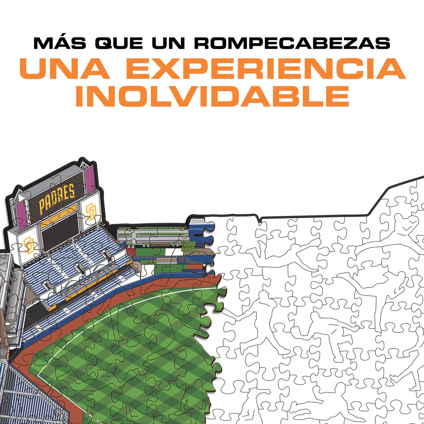 San Diego Padres™ Petco Park - Rompecabezas de Madera