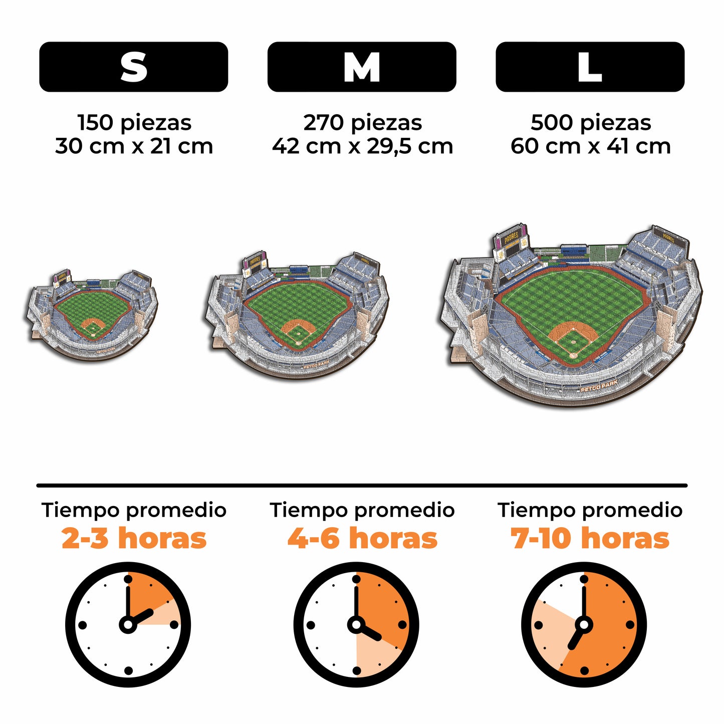 San Diego Padres™ Petco Park - Rompecabezas de Madera