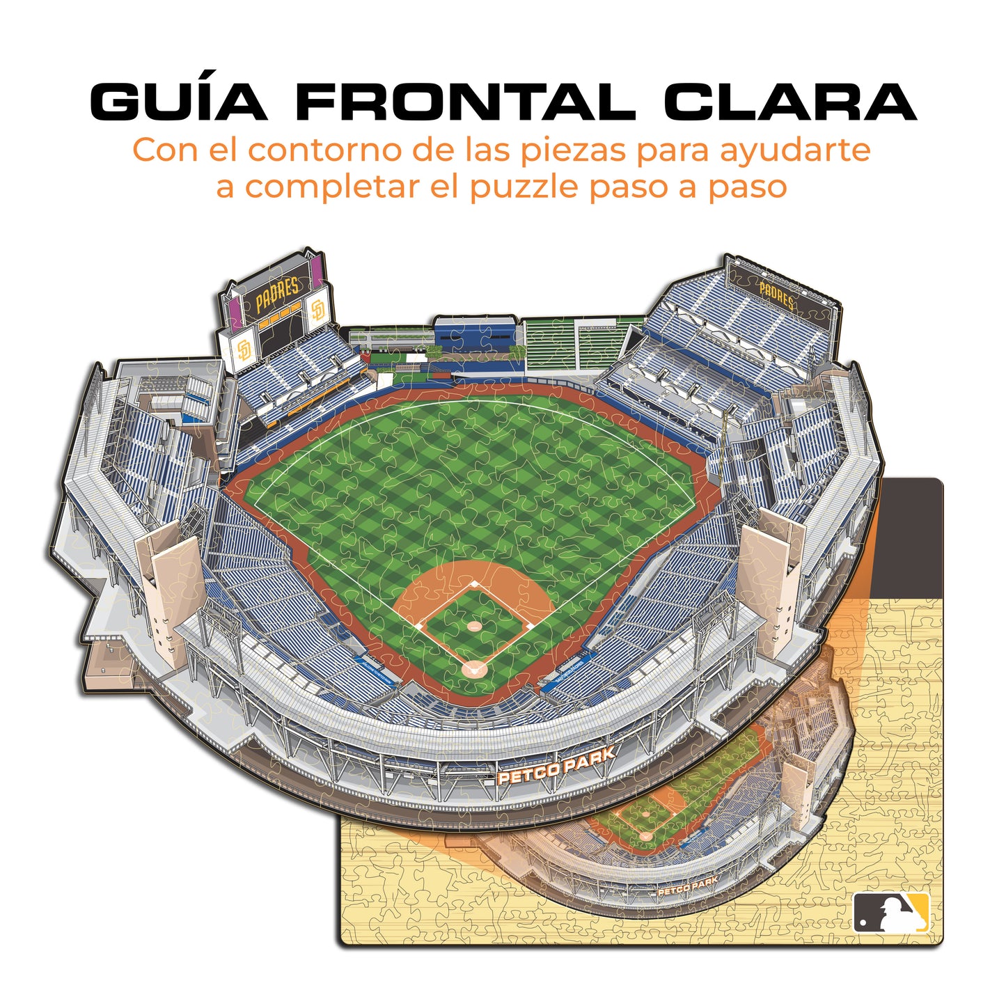 San Diego Padres™ Petco Park - Rompecabezas de Madera