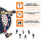 New Orleans Pelicans™ Mascota Rompecabezas de Madera