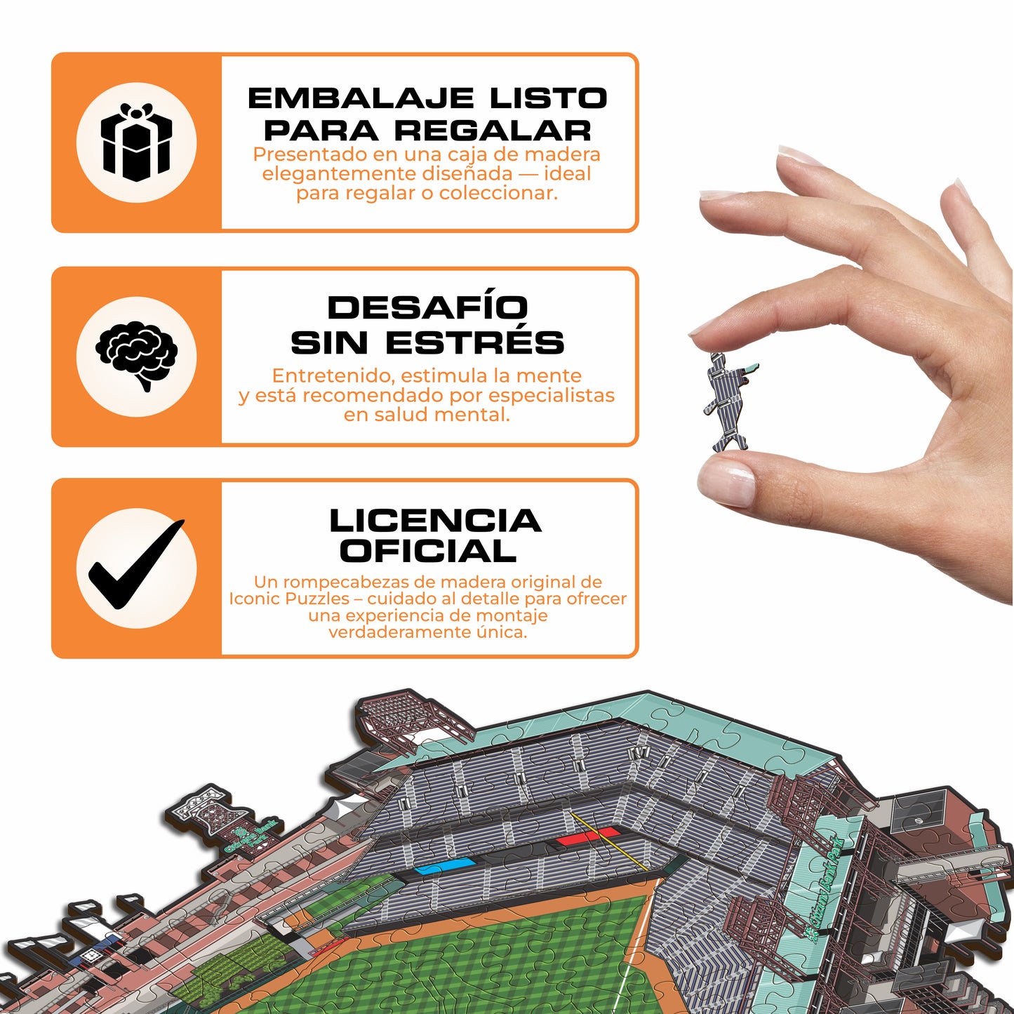 Philadelphia Phillies™ Citizens Bank Park - Rompecabezas de Madera