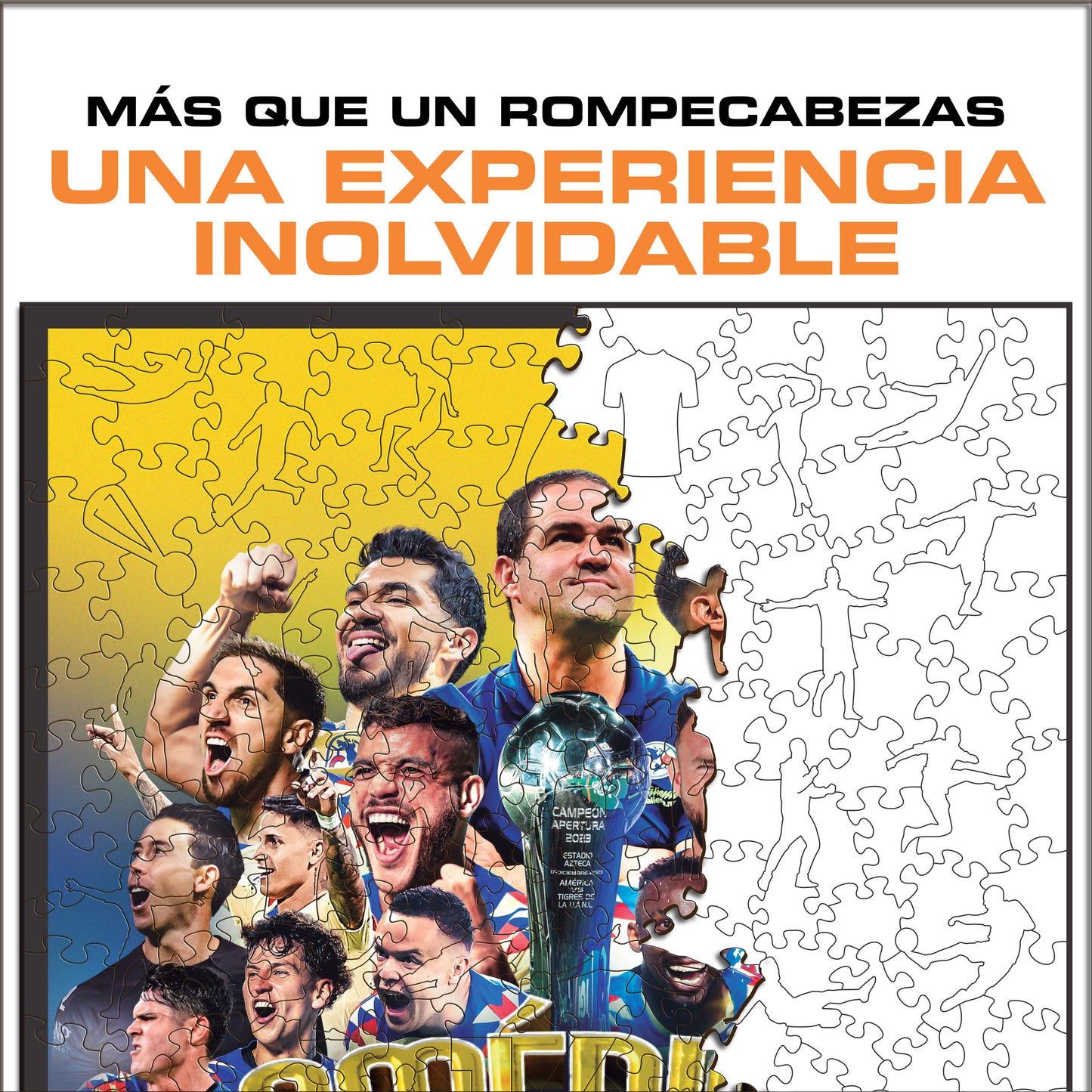 Club América® Campeón - Rompecabezas de Madera