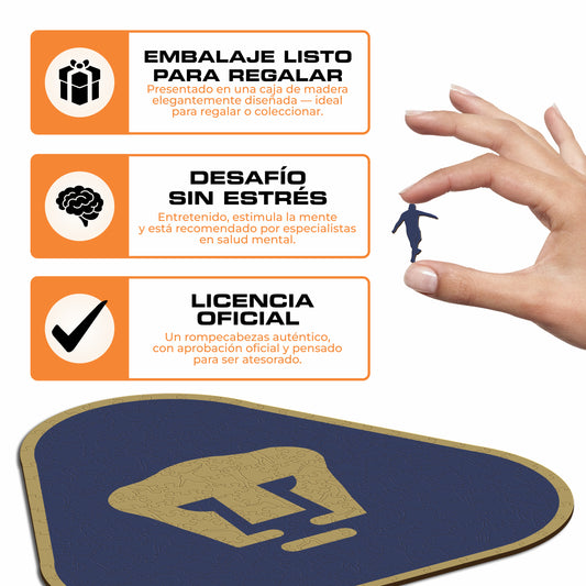 Pumas UNAM® Escudo - Rompecabezas de Madera