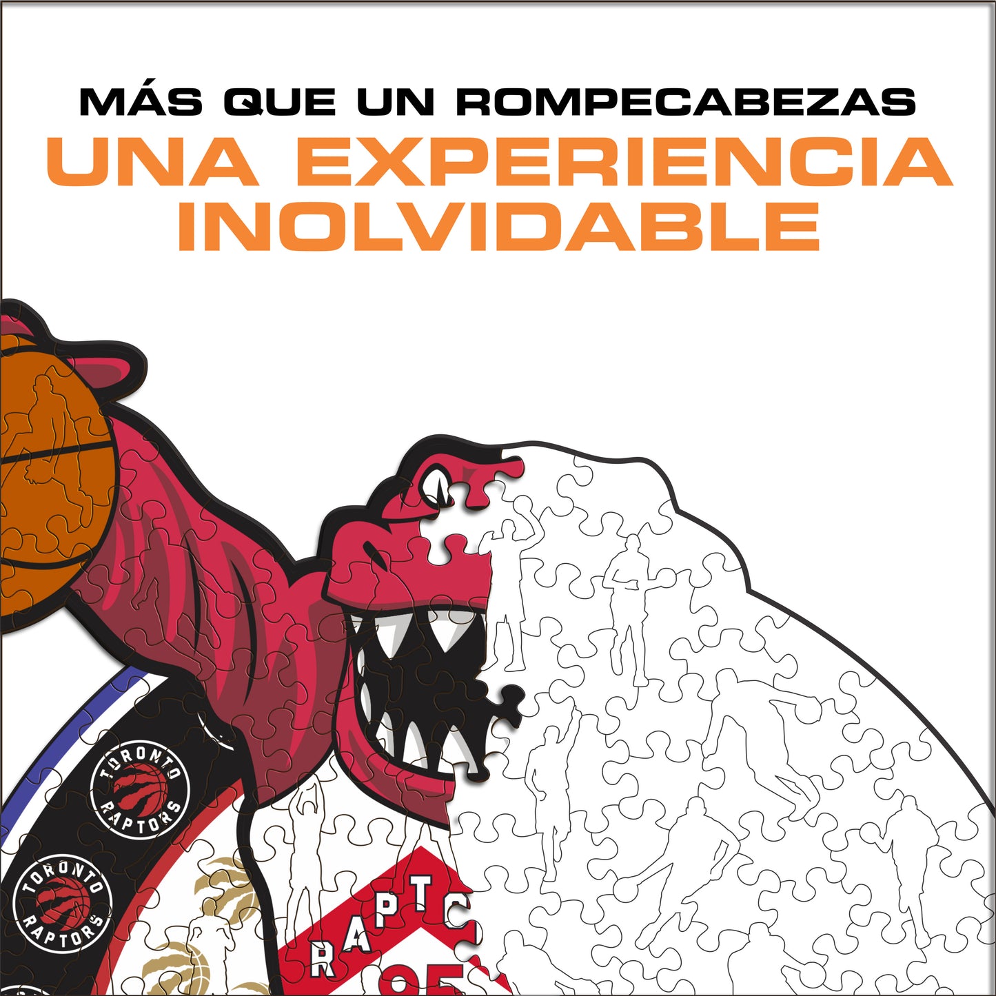 Toronto Raptors™ Mascota Rompecabezas de Madera