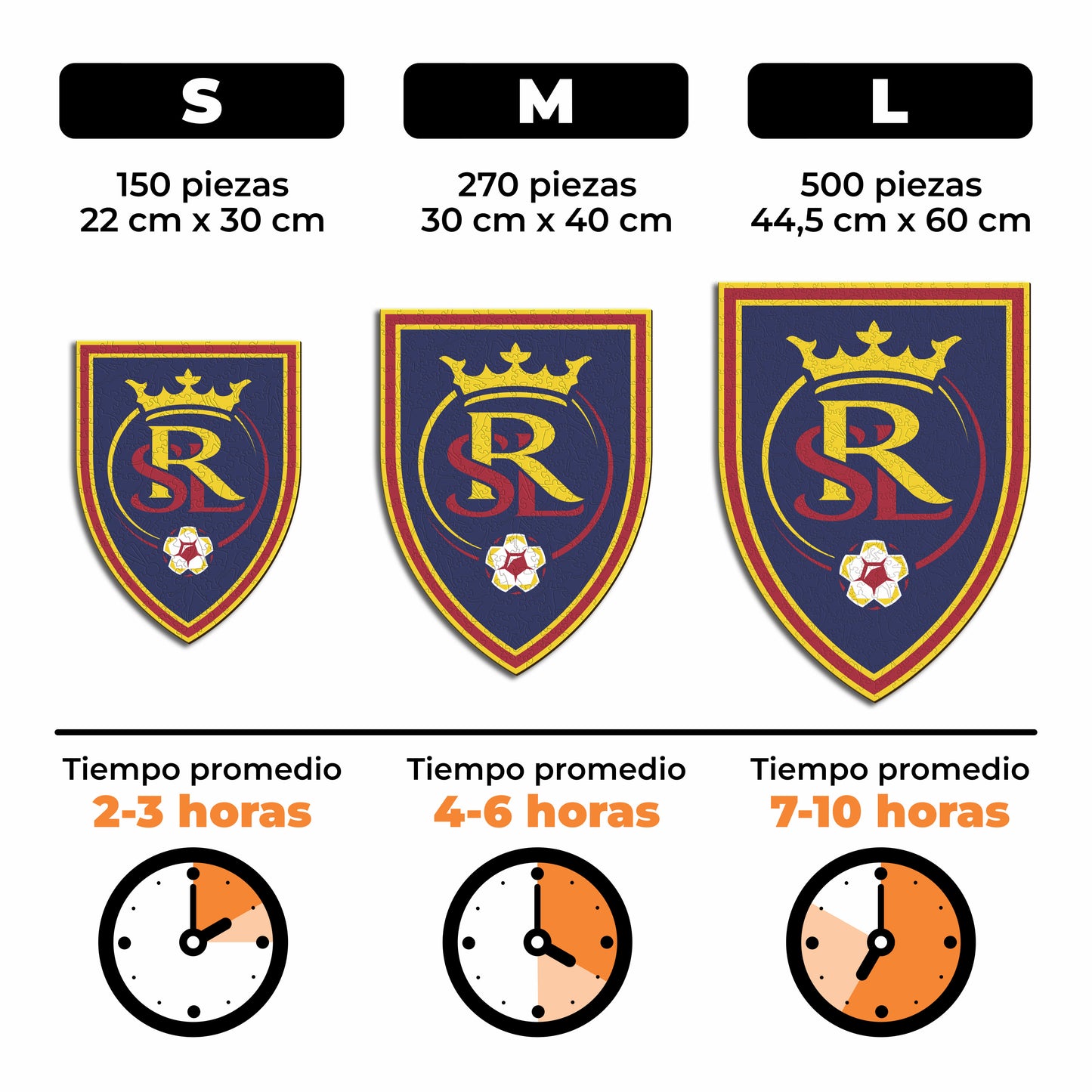 Real Salt Lake® Escudo - Rompecabezas de Madera