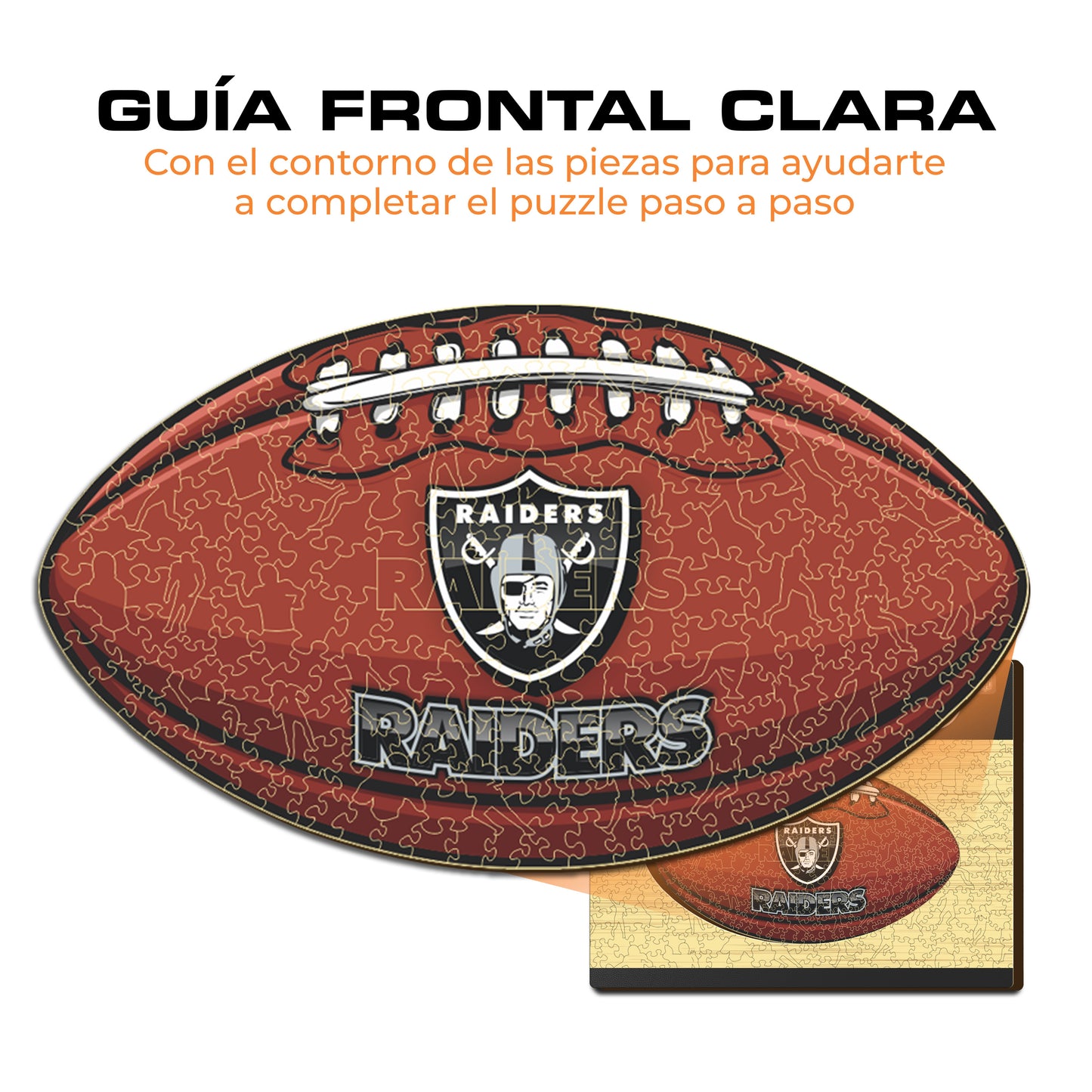 Las Vegas Raiders™ - Rompecabezas de Madera