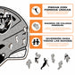 Las Vegas Raiders™ Casco - Rompecabezas de Madera