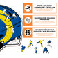 Los Angeles Rams™ Casco - Rompecabezas de Madera