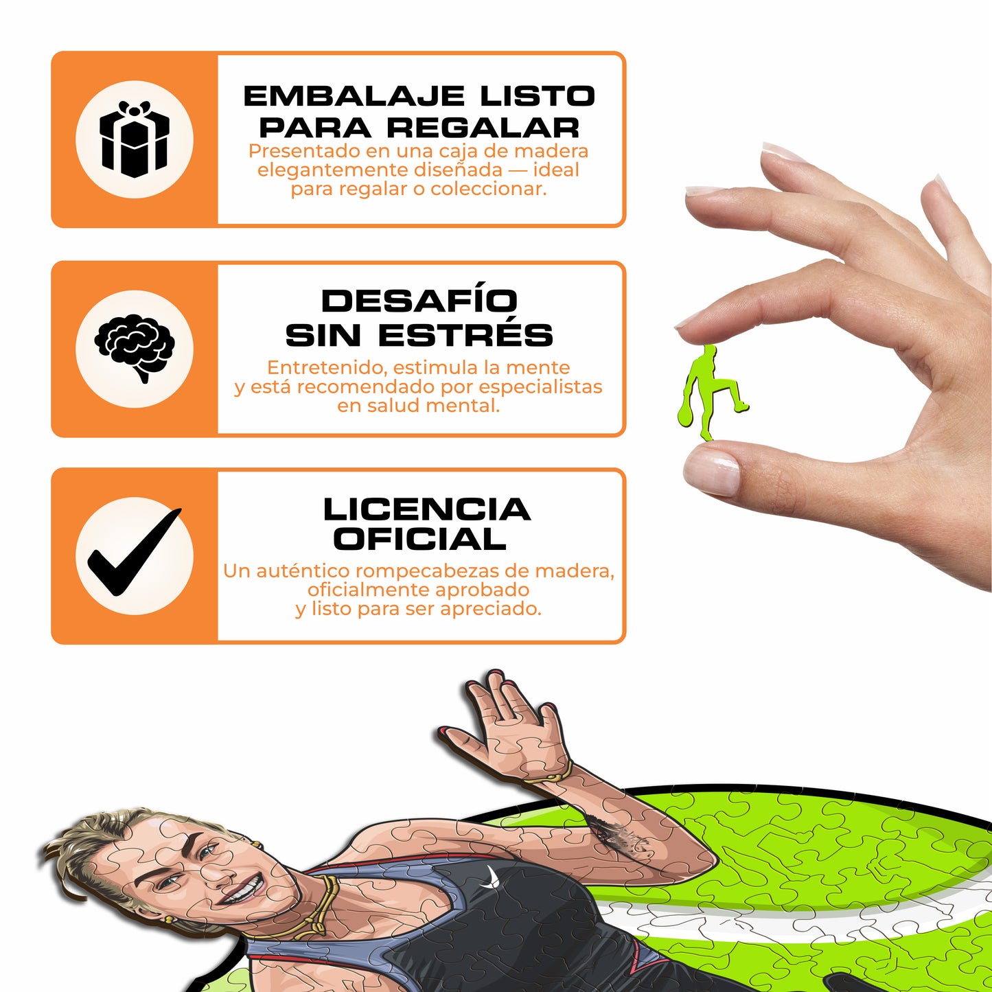 Aryna Sabalenka - Wooden Puzzle