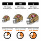 San Francisco 49ers™ Casco - Rompecabezas de Madera