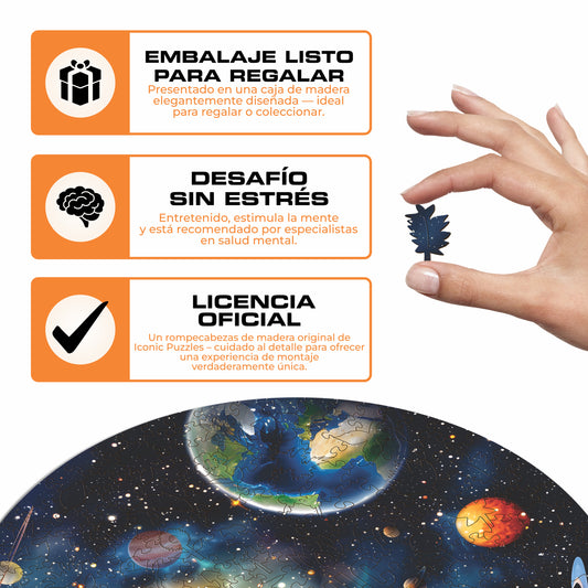 Armonía Solar - Rompecabezas de Madera