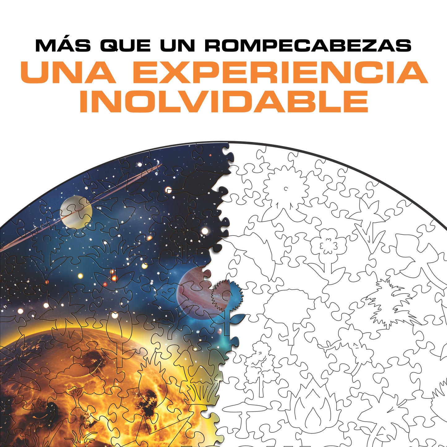 Armonía Solar - Rompecabezas de Madera