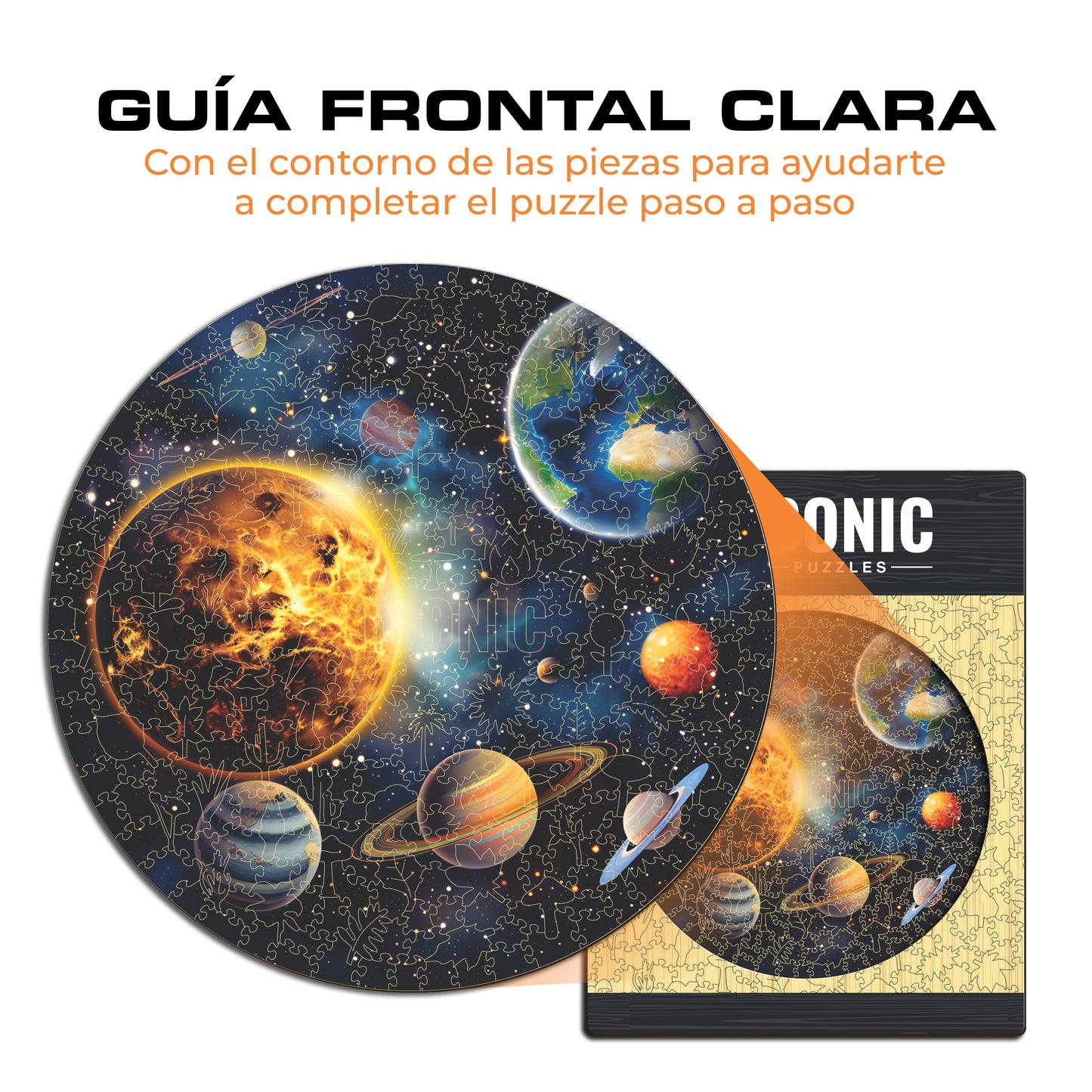 Armonía Solar - Rompecabezas de Madera