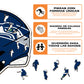 Seattle Seahawks™ Casco - Rompecabezas de Madera