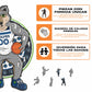 Minnesota Timberwolves™ Mascota Rompecabezas de Madera