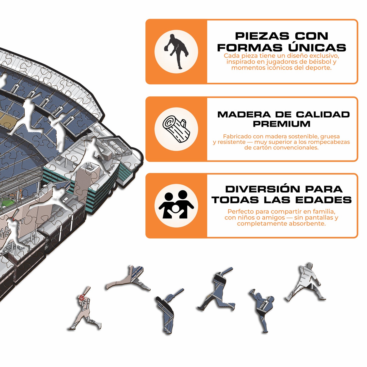 Minnesota Twins™ Target Field - Rompecabezas de Madera