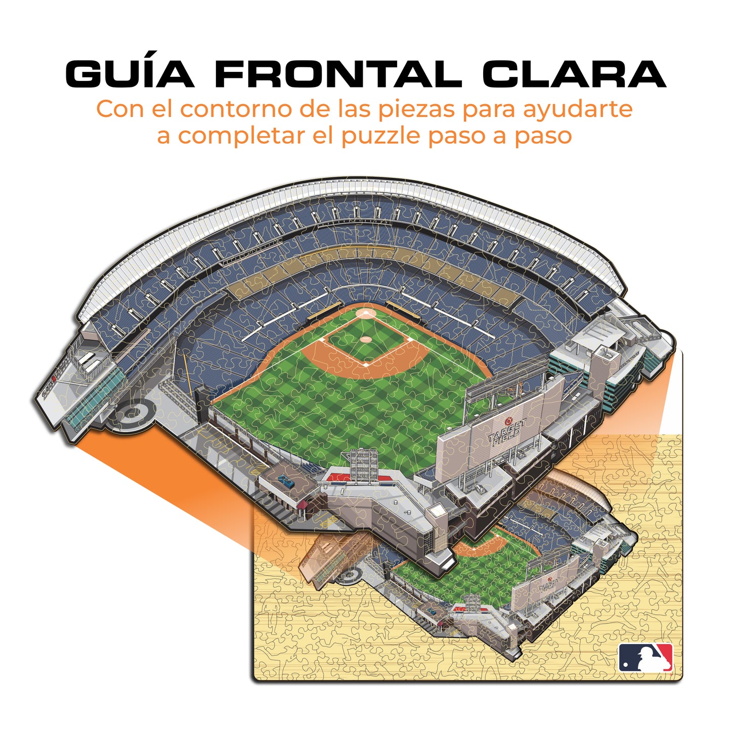 Minnesota Twins™ Target Field - Rompecabezas de Madera