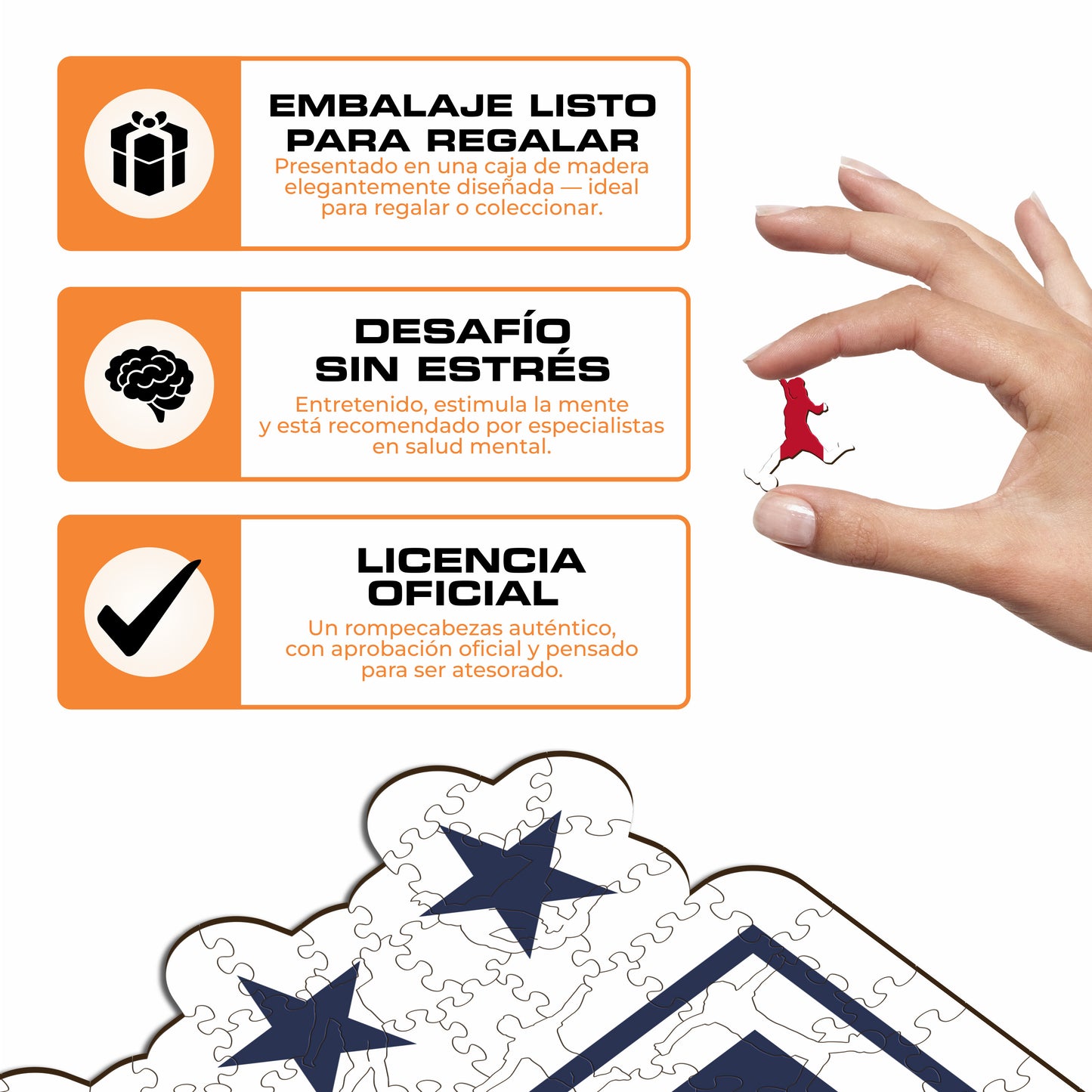 USWNT® Escudo - Rompecabezas de Madera