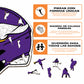 Minnesota Vikings™ Casco - Rompecabezas de Madera