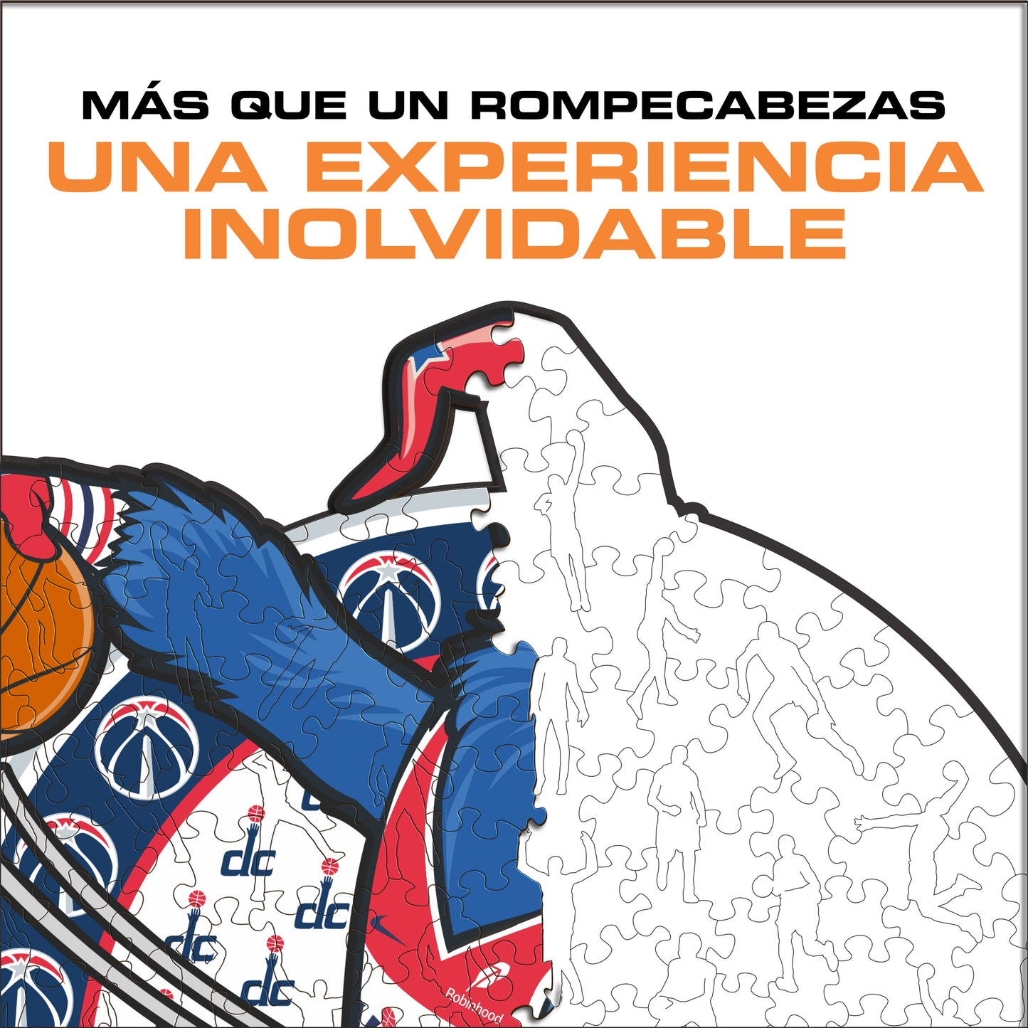 Washington Wizards™ Mascota Rompecabezas de Madera
