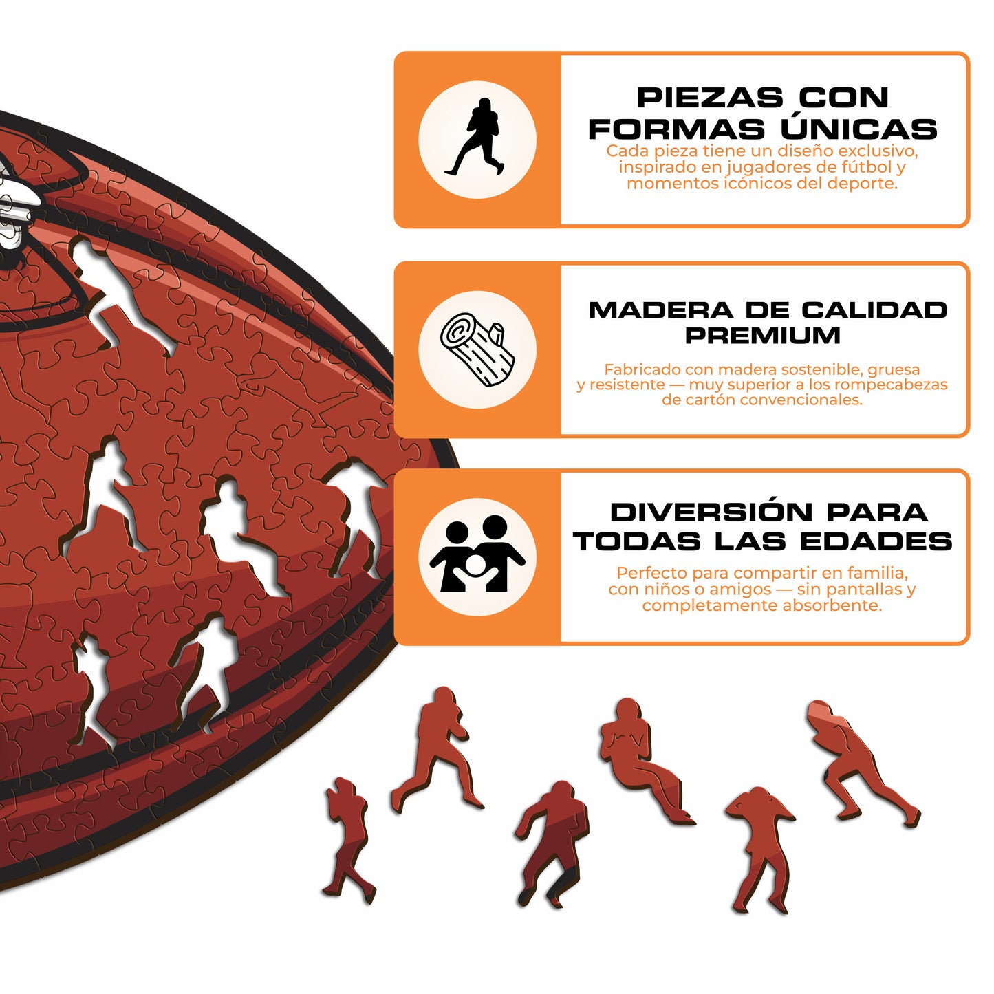 Atlanta Falcons™ - Rompecabezas de Madera