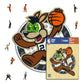 San Antonio Spurs™ Mascota Rompecabezas de Madera
