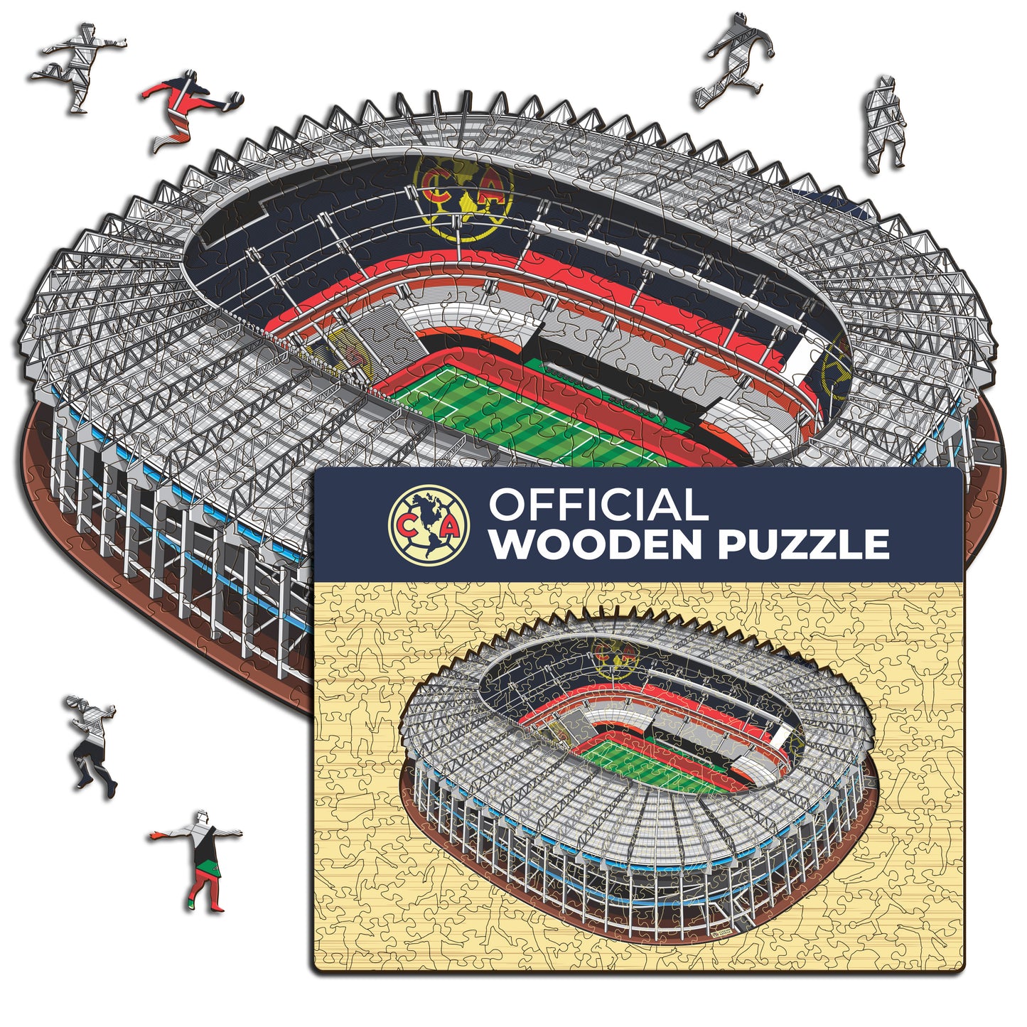 Club América® Estadio Azteca - Rompecabezas de Madera