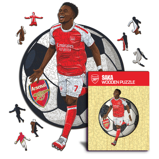 Bukayo Saka - Rompecabezas de Madera