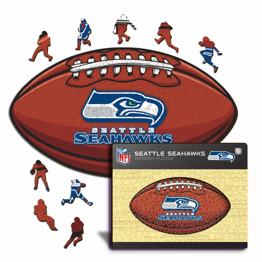 Seattle Seahawks™ - Rompecabezas de Madera