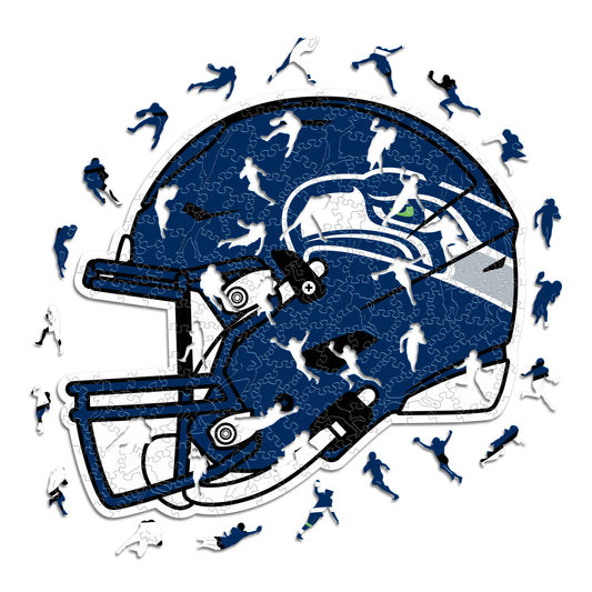 Seattle Seahawks™ Casco - Rompecabezas de Madera