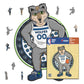 Minnesota Timberwolves™ Mascota Rompecabezas de Madera
