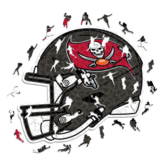 Tampa Bay Buccaneers™ Casco - Rompecabezas de Madera